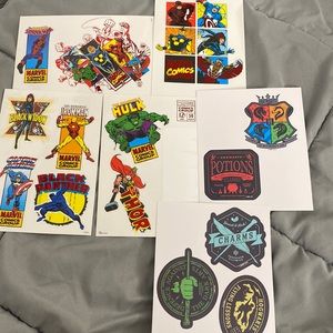 🌸 Marvel and Harry Potter Decal stickers bundle